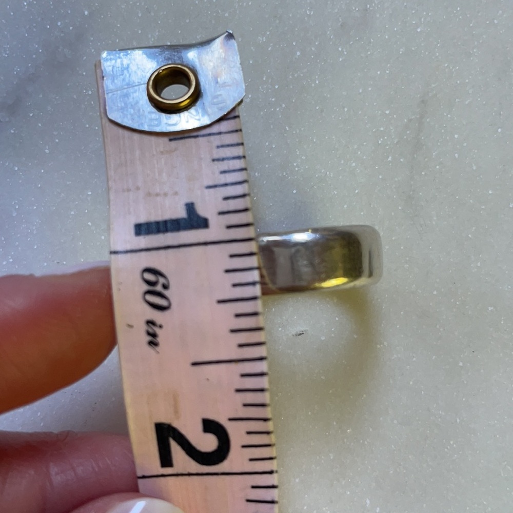 Vintage | Simple 925 Silver Band Ring - Picture 13 of 13
